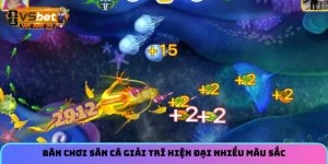 Bàn chơi săn cá giải trí hiện đại nhiều màu sắc